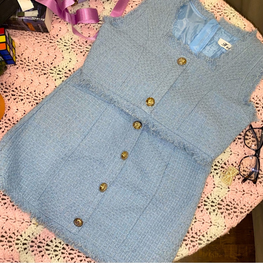 Tweed skirt set!